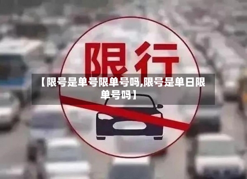 【限号是单号限单号吗,限号是单日限单号吗】-第2张图片