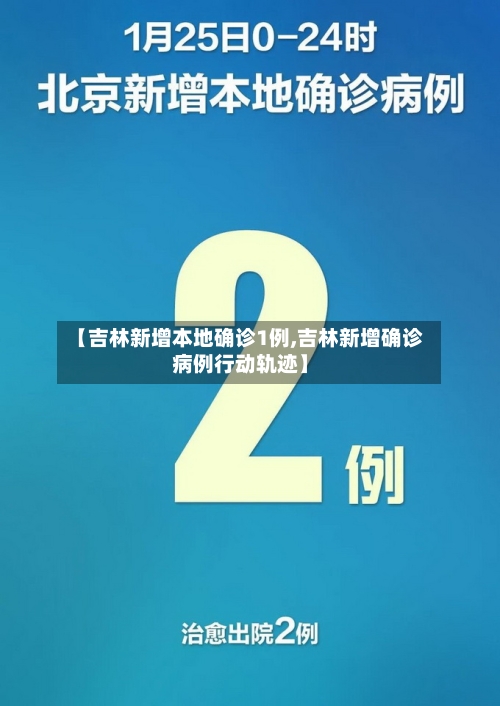 【吉林新增本地确诊1例,吉林新增确诊病例行动轨迹】