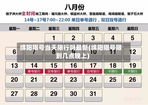 绵阳限号当天限行吗最新(绵阳限号限到几点晚上)-第2张图片
