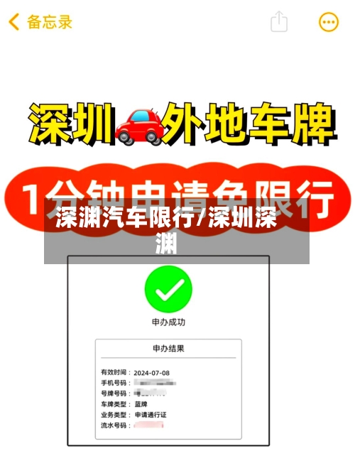 深渊汽车限行/深圳深渊-第3张图片