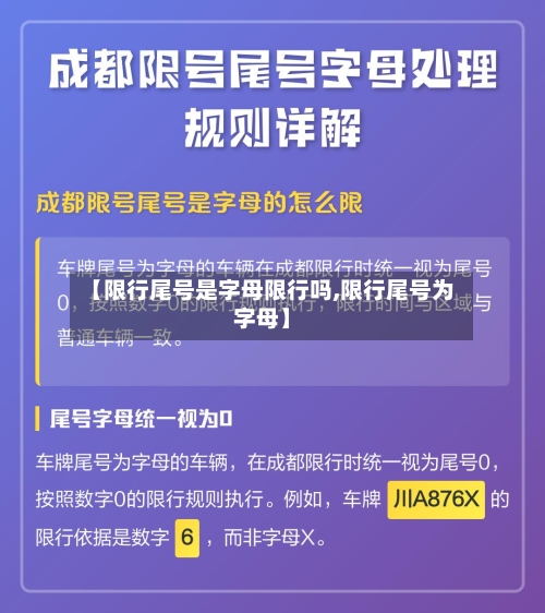 【限行尾号是字母限行吗,限行尾号为字母】