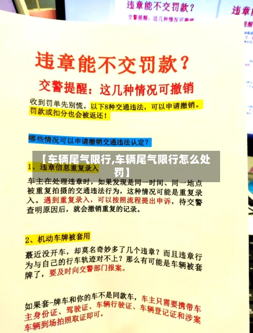 【车辆尾气限行,车辆尾气限行怎么处罚】-第2张图片
