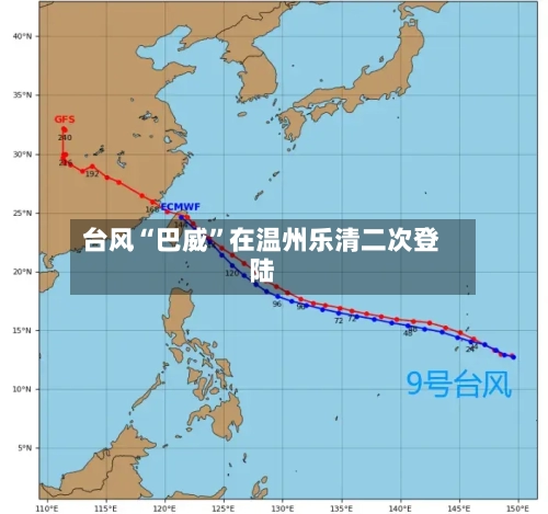 台风“巴威	”在温州乐清二次登陆-第2张图片