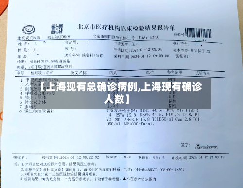 【上海现有总确诊病例,上海现有确诊人数】