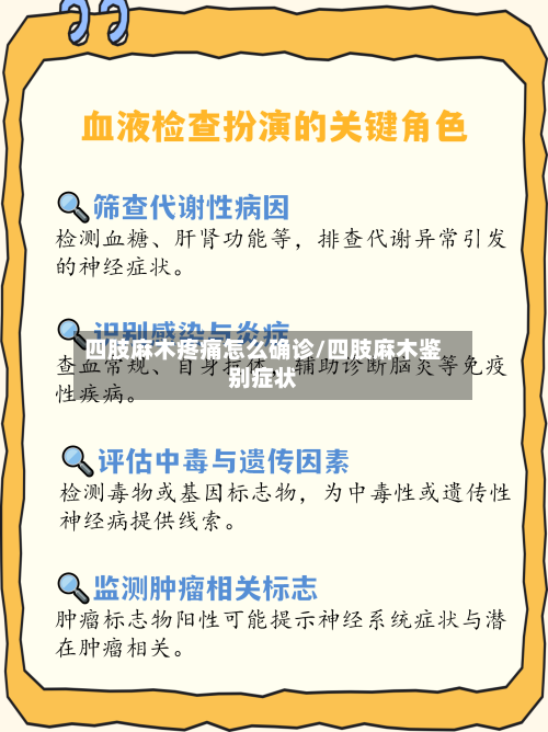 四肢麻木疼痛怎么确诊/四肢麻木鉴别症状