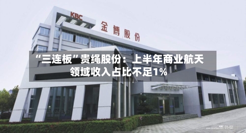 “三连板”贵绳股份：上半年商业航天领域收入占比不足1%-第3张图片