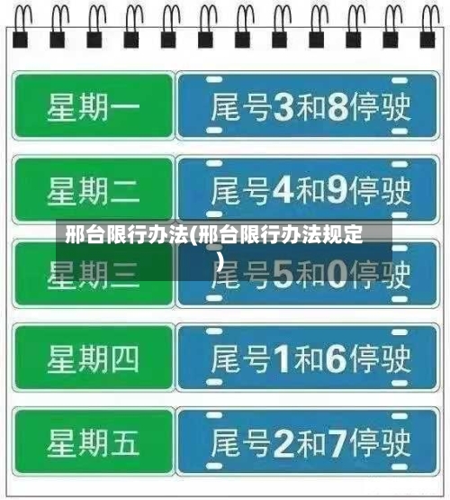 邢台限行办法(邢台限行办法规定)