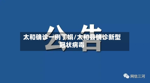 太和确诊一例丁娟/太和县确诊新型冠状病毒