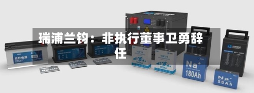 瑞浦兰钧：非执行董事卫勇辞任-第2张图片