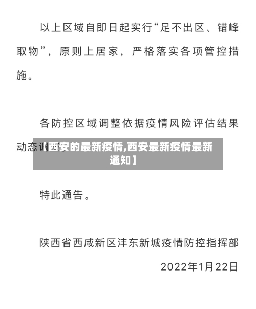 【西安的最新疫情,西安最新疫情最新通知】-第2张图片
