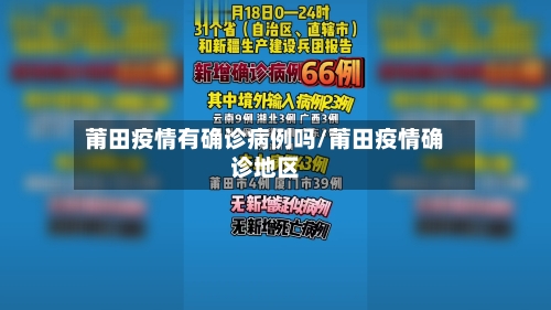莆田疫情有确诊病例吗/莆田疫情确诊地区-第3张图片
