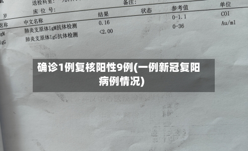 确诊1例复核阳性9例(一例新冠复阳病例情况)