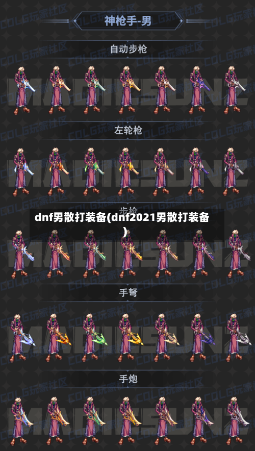 dnf男散打装备(dnf2021男散打装备)
