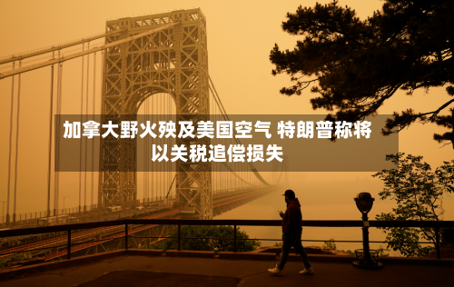 加拿大野火殃及美国空气 特朗普称将以关税追偿损失-第1张图片