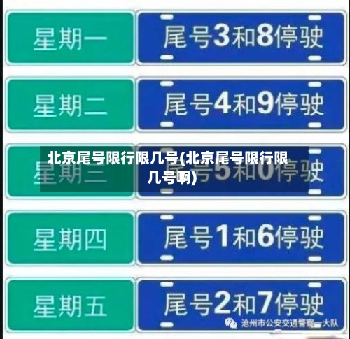北京尾号限行限几号(北京尾号限行限几号啊)-第2张图片