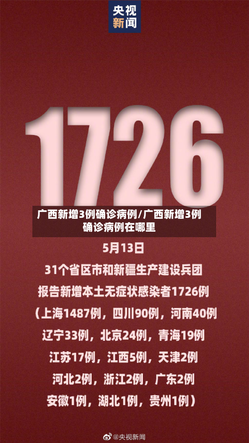 广西新增3例确诊病例/广西新增3例确诊病例在哪里-第2张图片