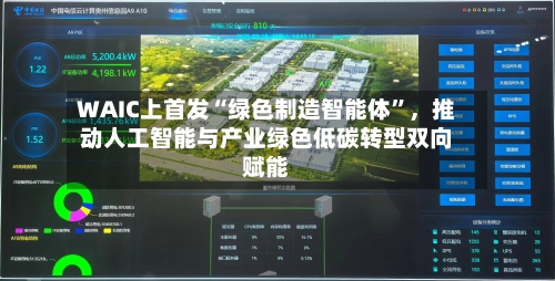 WAIC上首发“绿色制造智能体”，推动人工智能与产业绿色低碳转型双向赋能-第3张图片
