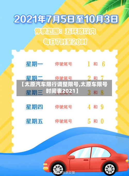 【太原汽车限行调整限号,太原车限号时间表2021】-第3张图片