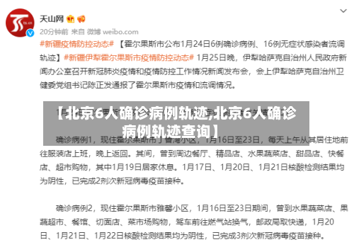 【北京6人确诊病例轨迹,北京6人确诊病例轨迹查询】-第3张图片
