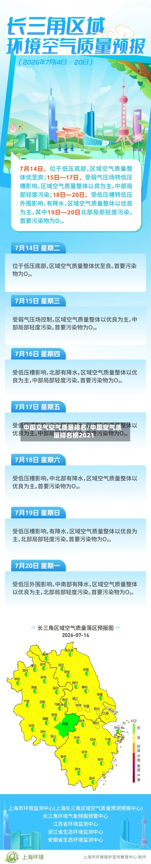 中国空气空气质量排名/中国空气质量排名榜2021