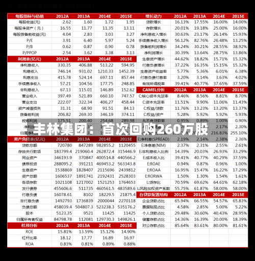 丰林集团:首次回购260万股-第2张图片