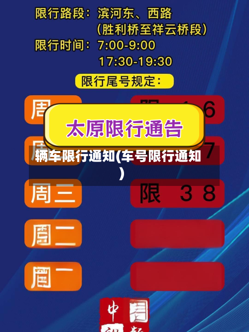 辆车限行通知(车号限行通知)-第2张图片