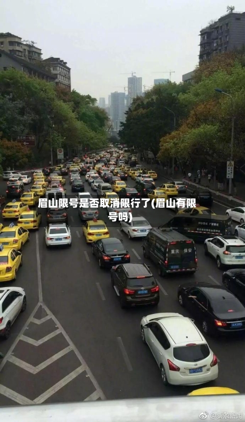 眉山限号是否取消限行了(眉山有限号吗)