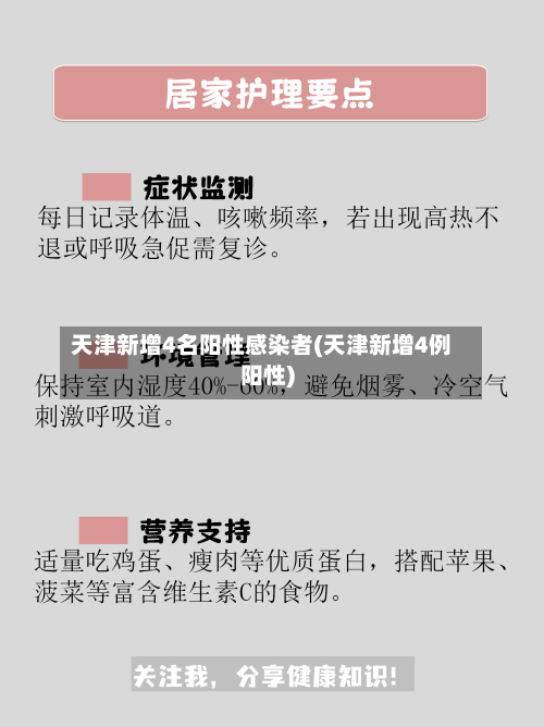 天津新增4名阳性感染者(天津新增4例阳性)
