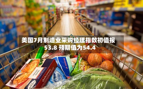 美国7月制造业采购经理指数初值报53.8 预期值为54.4-第3张图片