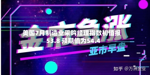 美国7月制造业采购经理指数初值报53.8 预期值为54.4-第2张图片
