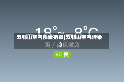 双鸭山空气质量指数(双鸭山空气污染)