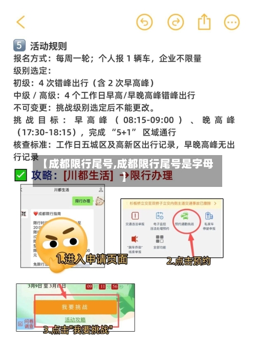 【成都限行尾号,成都限行尾号是字母】-第2张图片