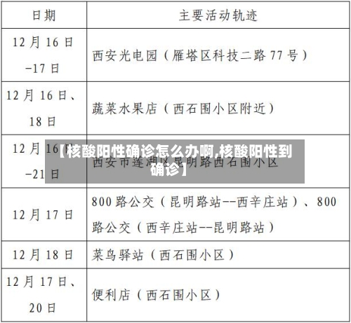 【核酸阳性确诊怎么办啊,核酸阳性到确诊】-第2张图片