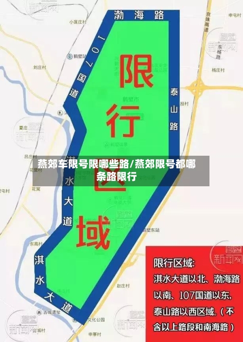 燕郊车限号限哪些路/燕郊限号都哪条路限行-第3张图片