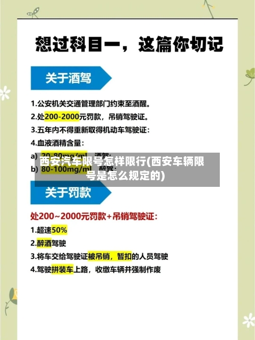 西安汽车限号怎样限行(西安车辆限号是怎么规定的)