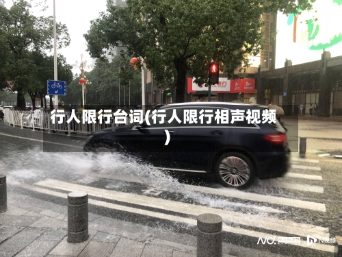 行人限行台词(行人限行相声视频)