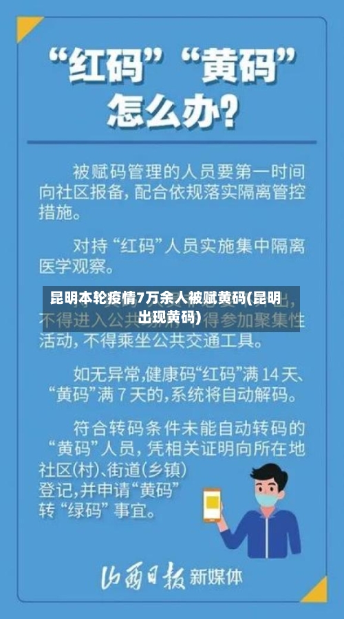 昆明本轮疫情7万余人被赋黄码(昆明出现黄码)-第2张图片